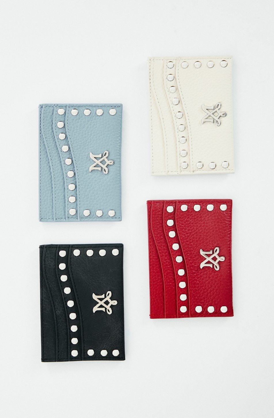 Merge Stud Leather Cardholder