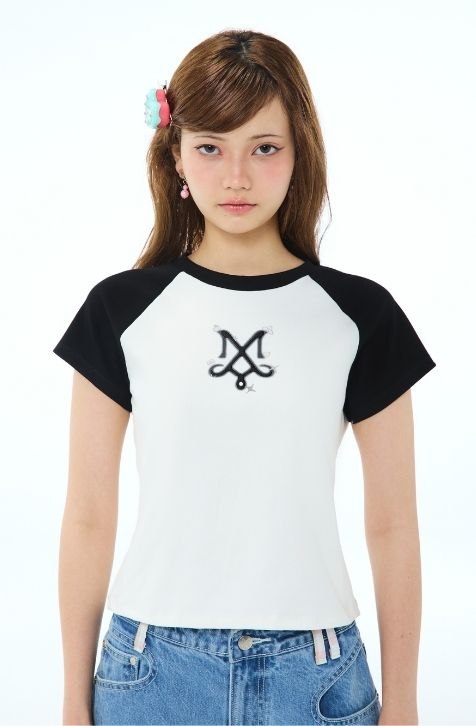 Raglan Baby Tee 01 (จัดส่ง 10/07)