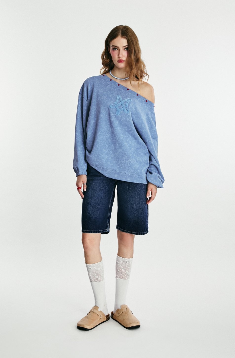 Steny Off Shoulder Sweater 