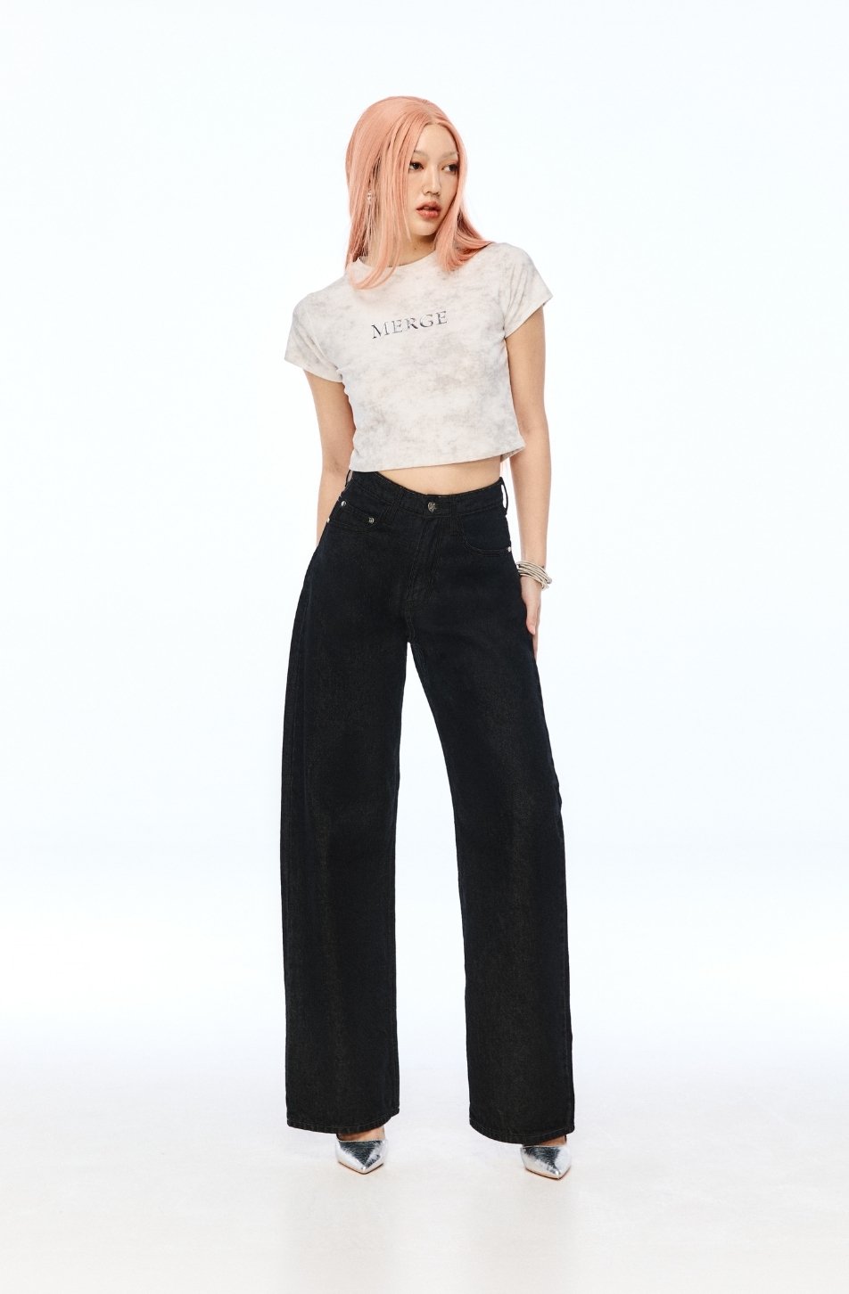 Signature Curve Jeans (Mid Waist) (จัดส่ง 10/06)