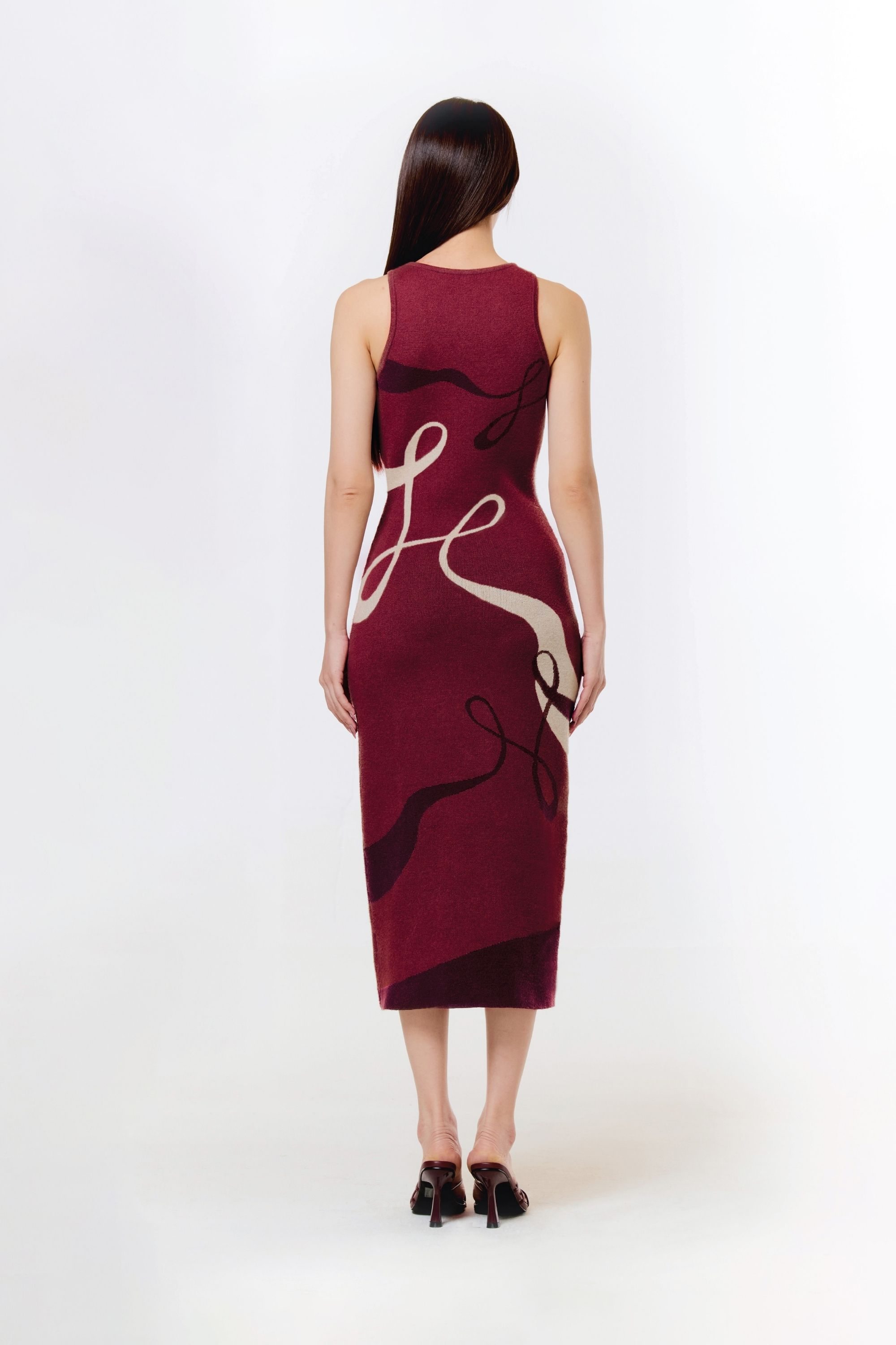 M Line Knit Dress