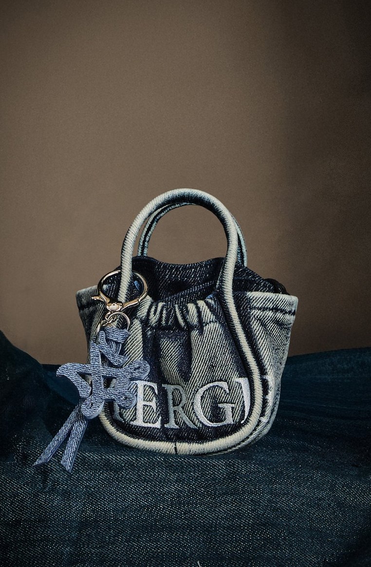 A Day Key Pouch Nano Denim Fade