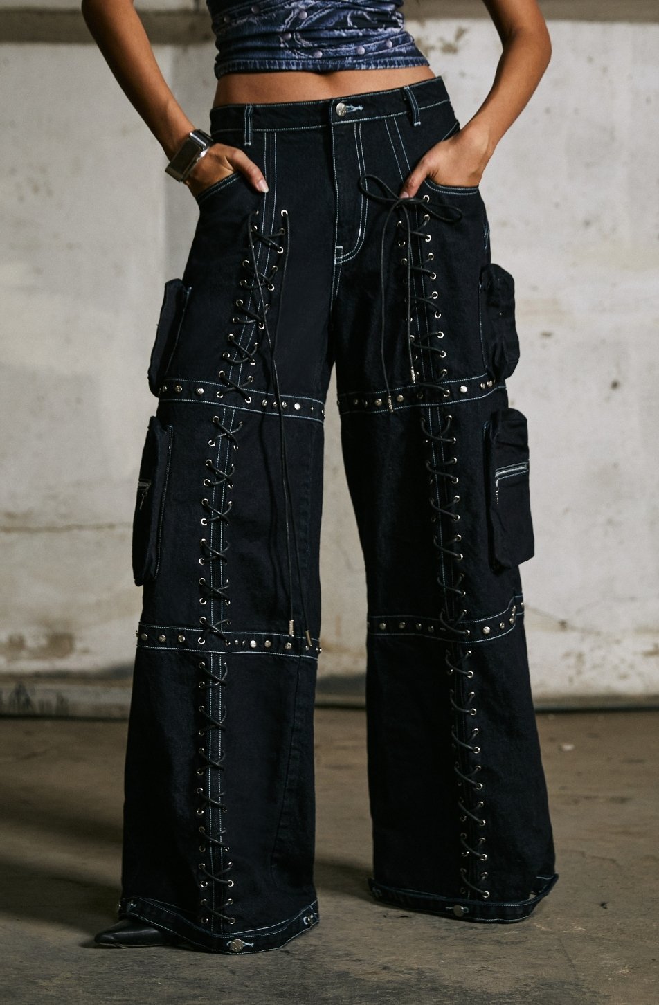 Merge Edgy Denim Cargo