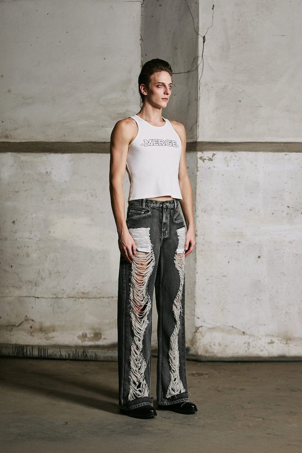 Merge Ripped Jeans