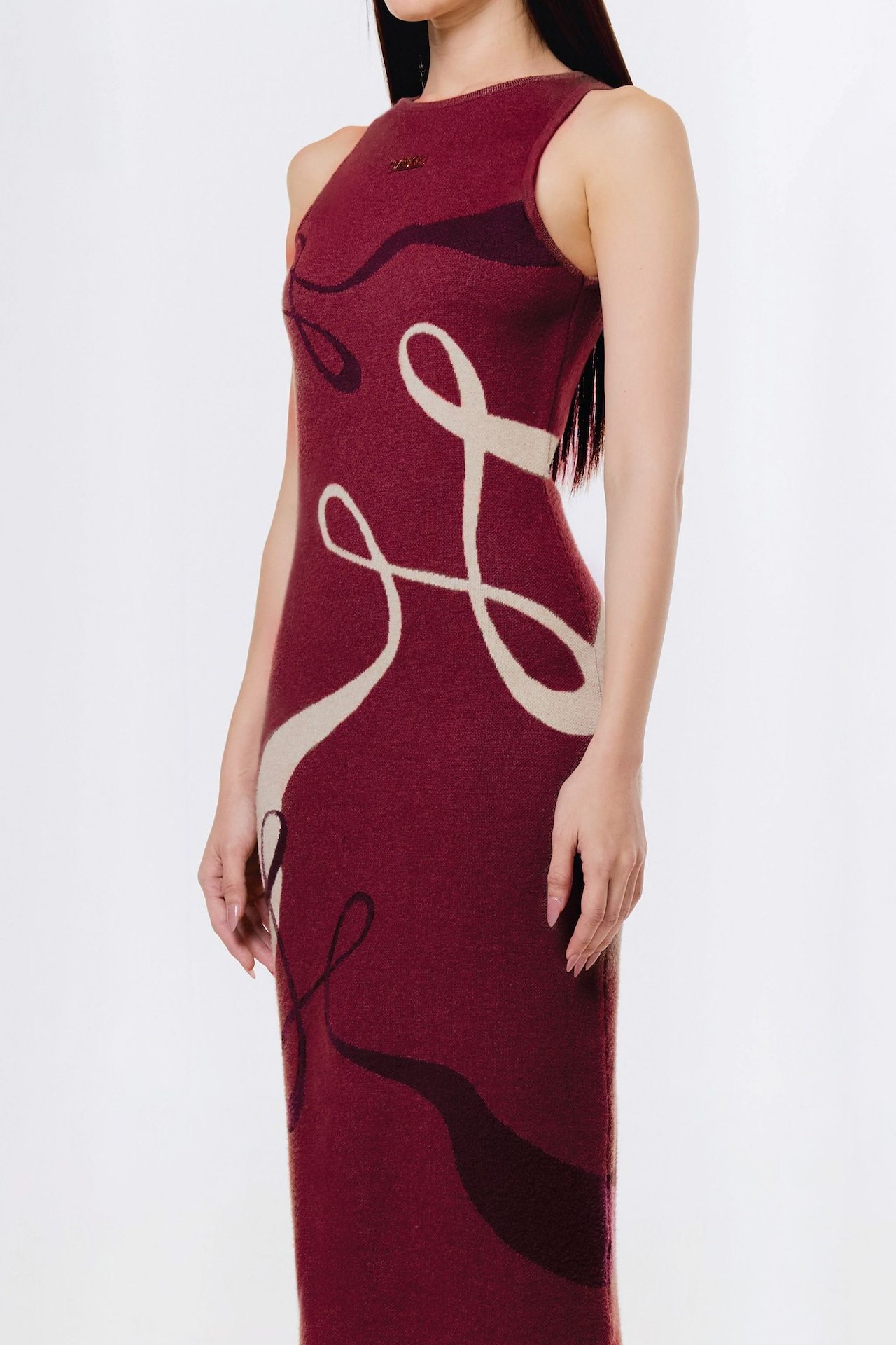 M Line Knit Dress