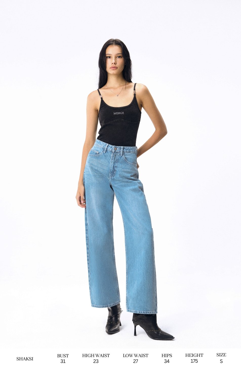 Signature Curve Jeans (Mid Waist) (จัดส่ง 10/06)