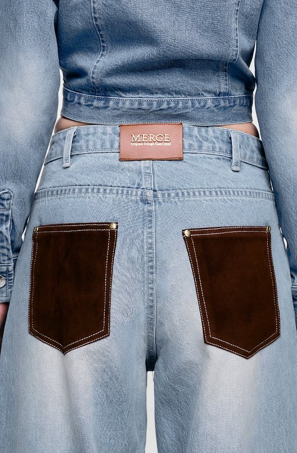 Baggy Button Jeans (จัดส่ง 14/08)