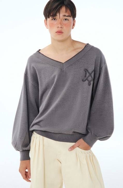 Vee Knit Sweater
