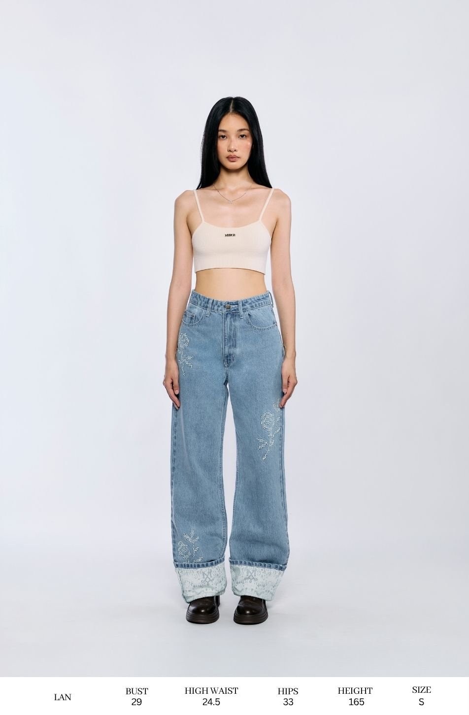 Straight Hem Jeans (จัดส่ง 29/09)