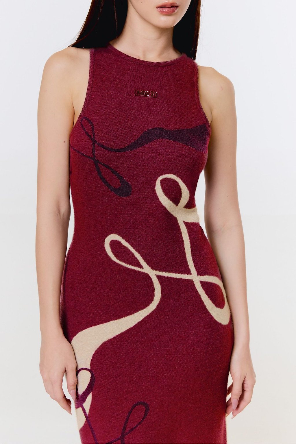 M Line Knit Dress