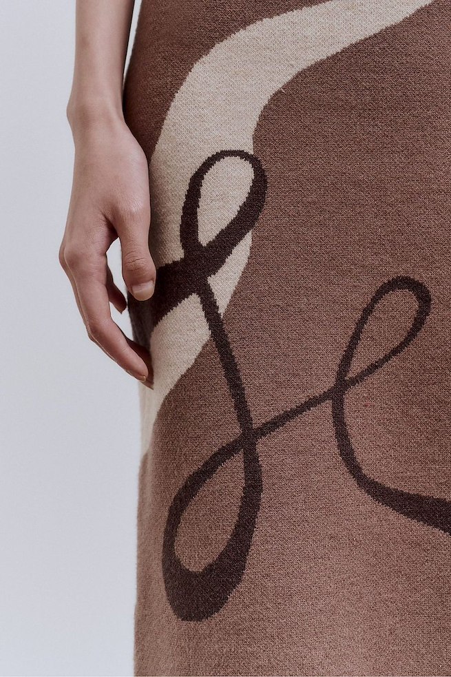 M Line Knit Dress