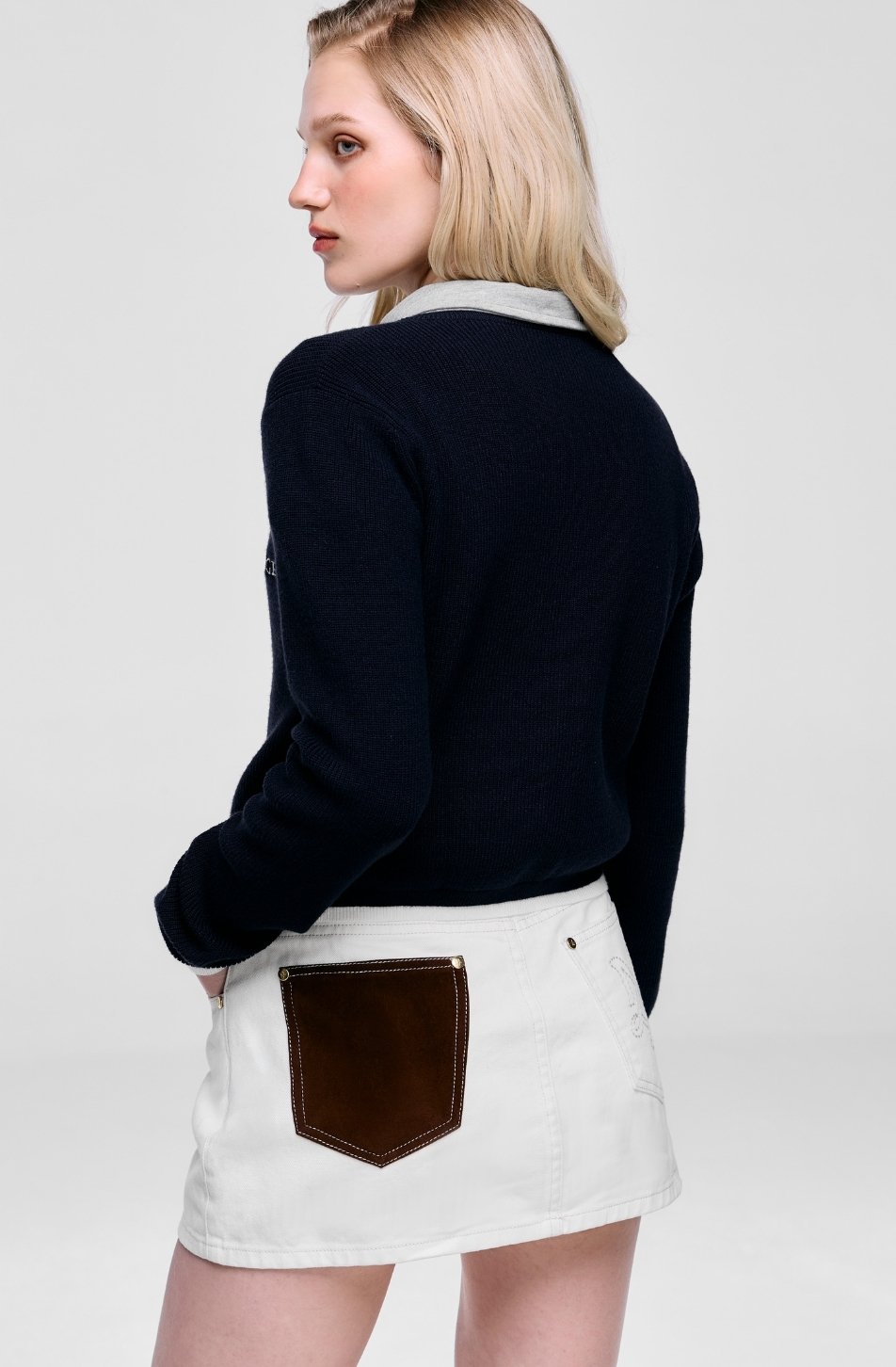 Crossy Knit Cardigan (จัดส่ง 15/08)