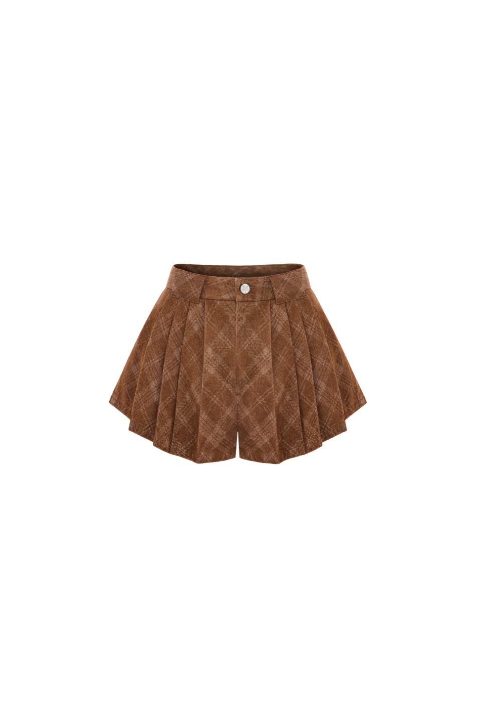 Puffy Pleated Denim Shorts (สีใหม่จัดส่ง 02/07)