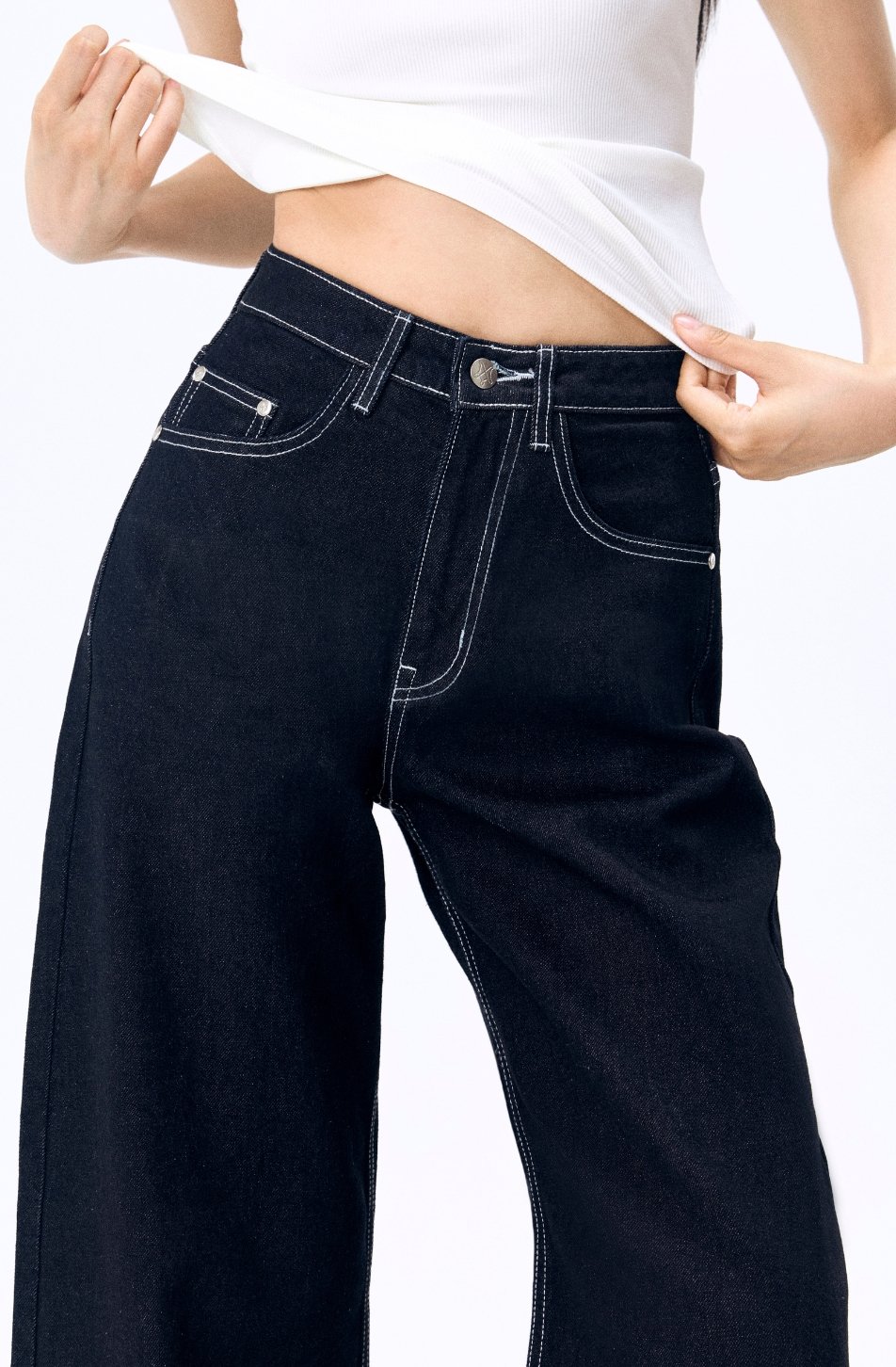 Signature Curve Jeans (Mid Waist) (จัดส่ง 10/06)