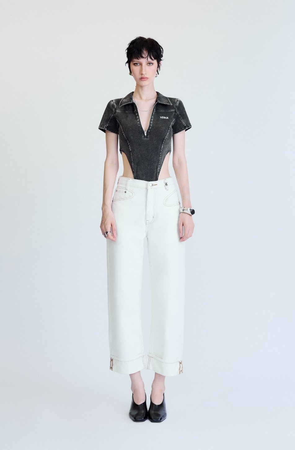 Merge Cropped Slim Jeans 