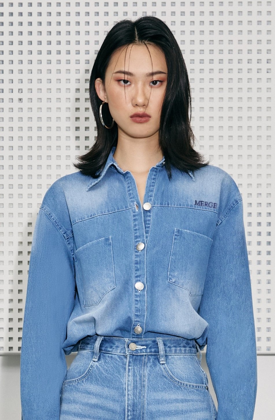 Merge Even Denim Shirt