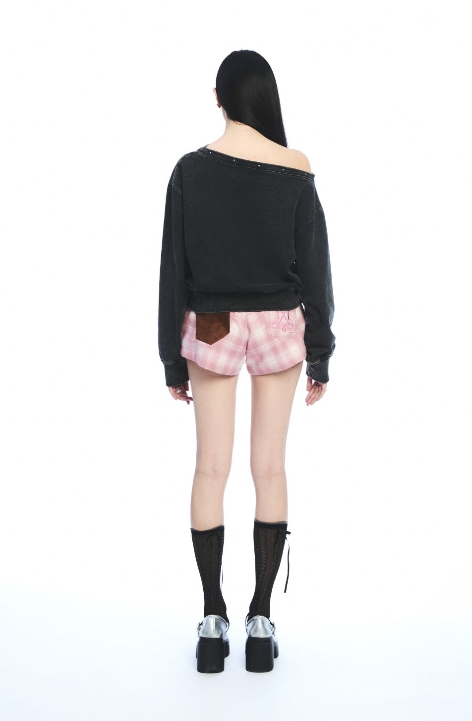 Melty Off Shoulder Sweater Crop 