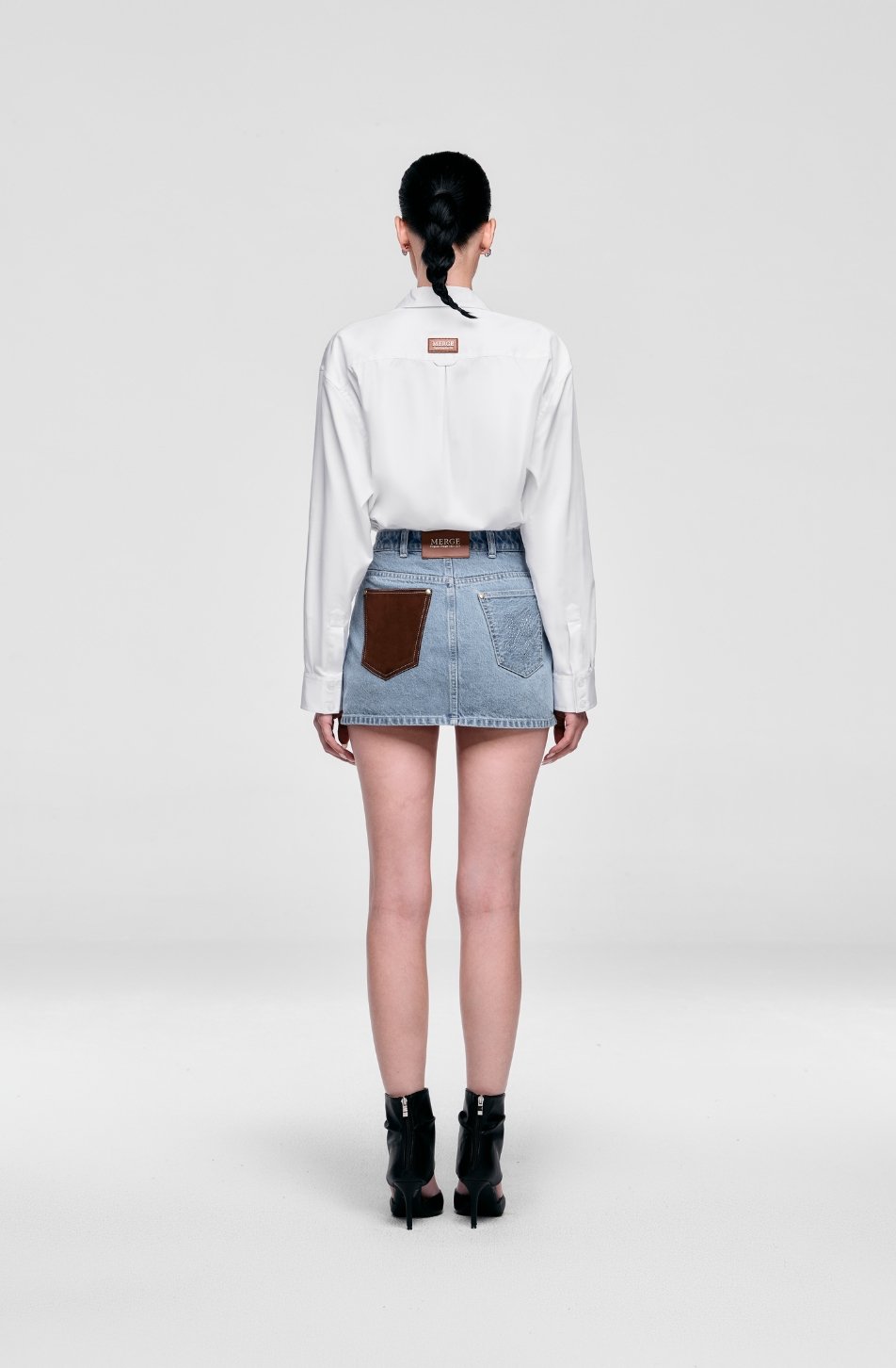 A Line Denim Skirt (จัดส่ง 30/07)