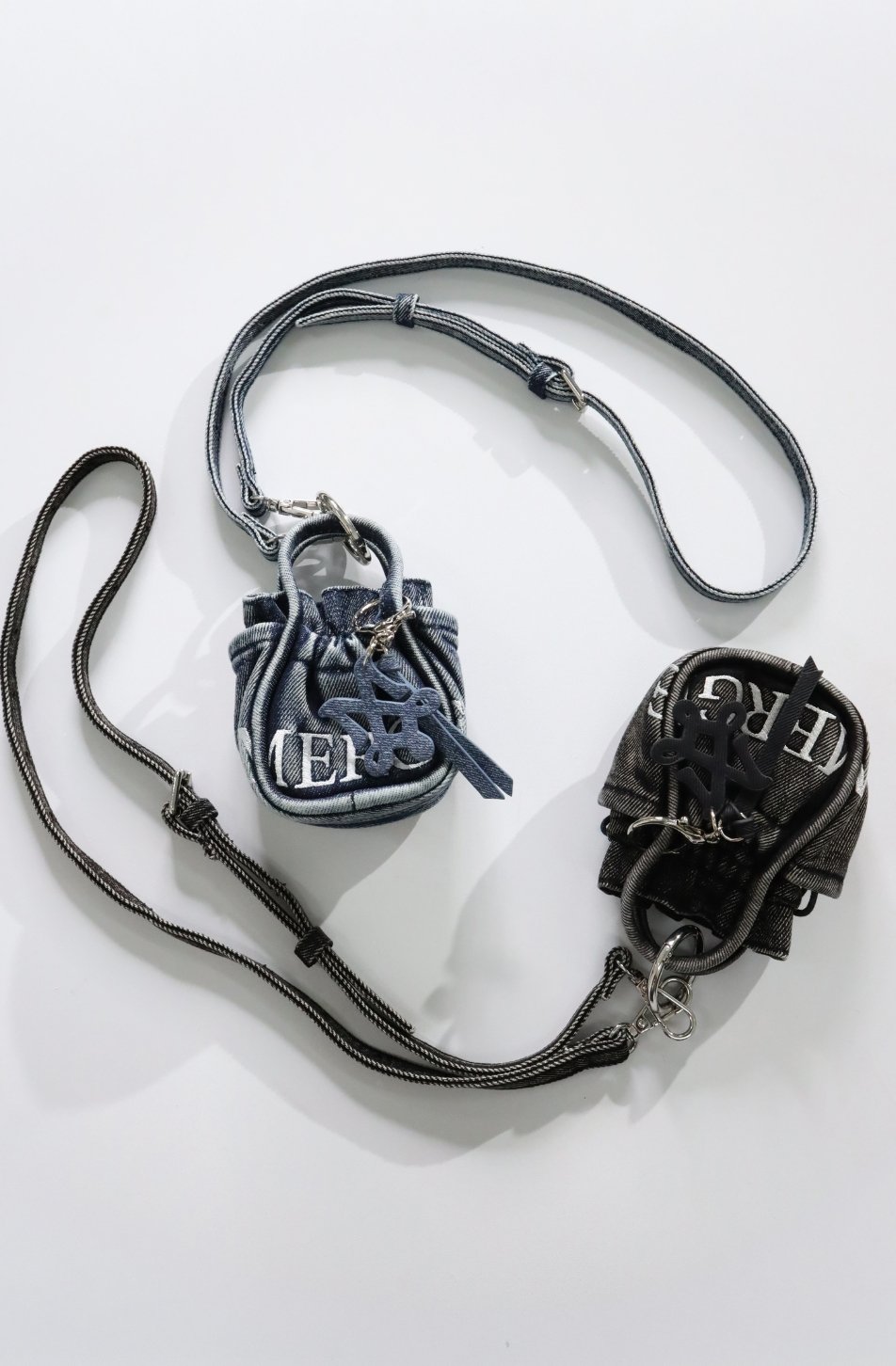 A Day Key Pouch Nano Denim Fade