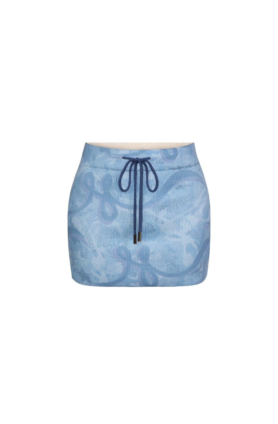 M Curve Knit Mini Skirt 