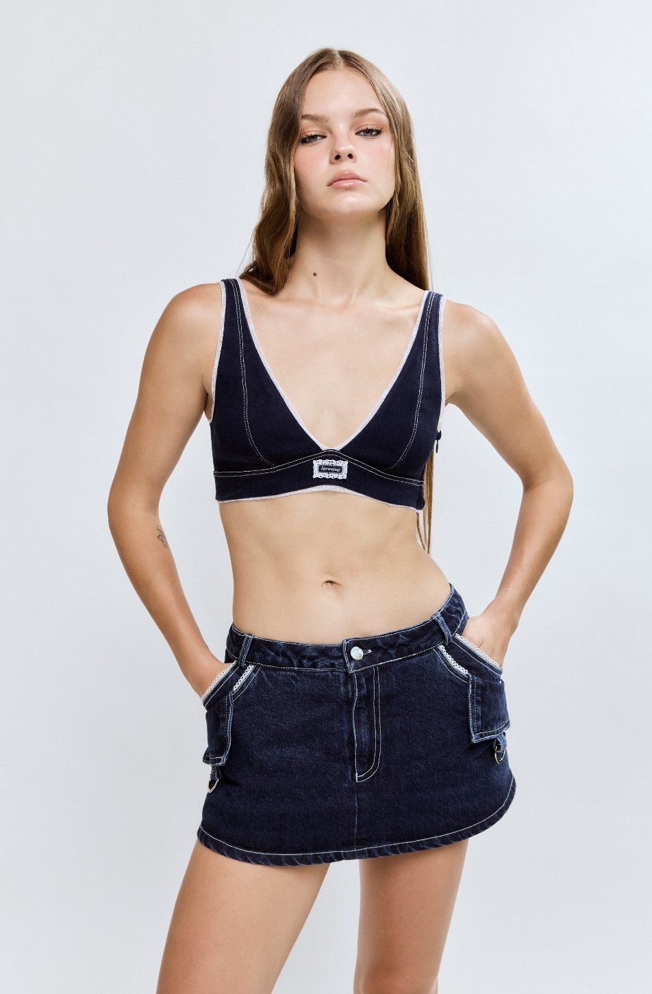 Laurel Denim Bra