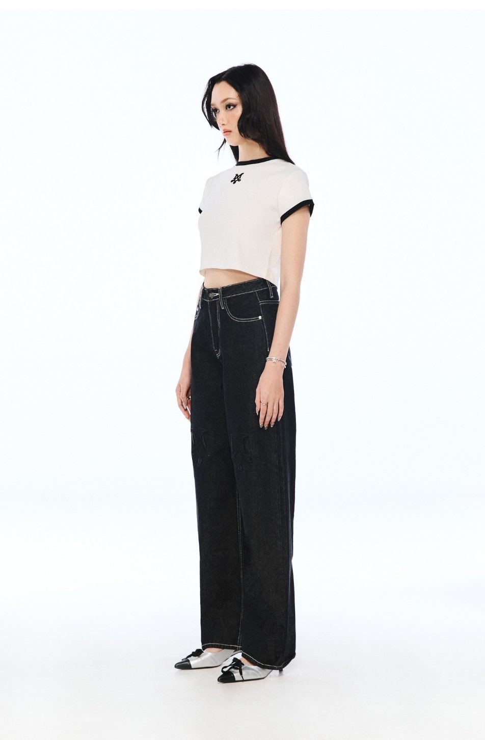 Signature Curve Jeans (Mid Waist) (จัดส่ง 10/06)