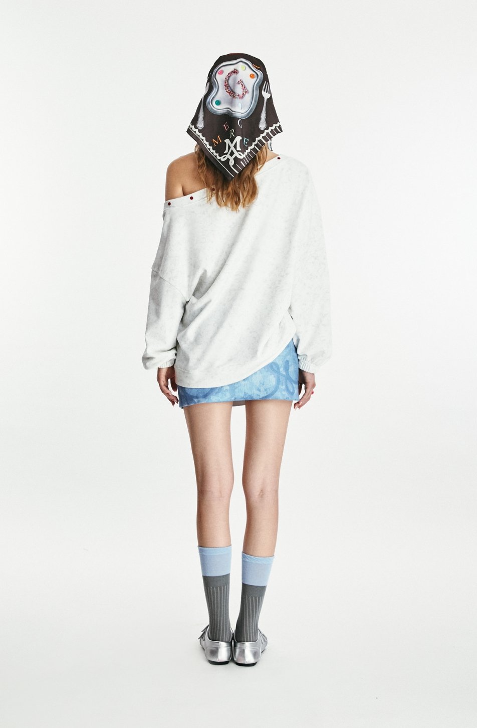 M Curve Knit Mini Skirt (จัดส่ง 13/02)