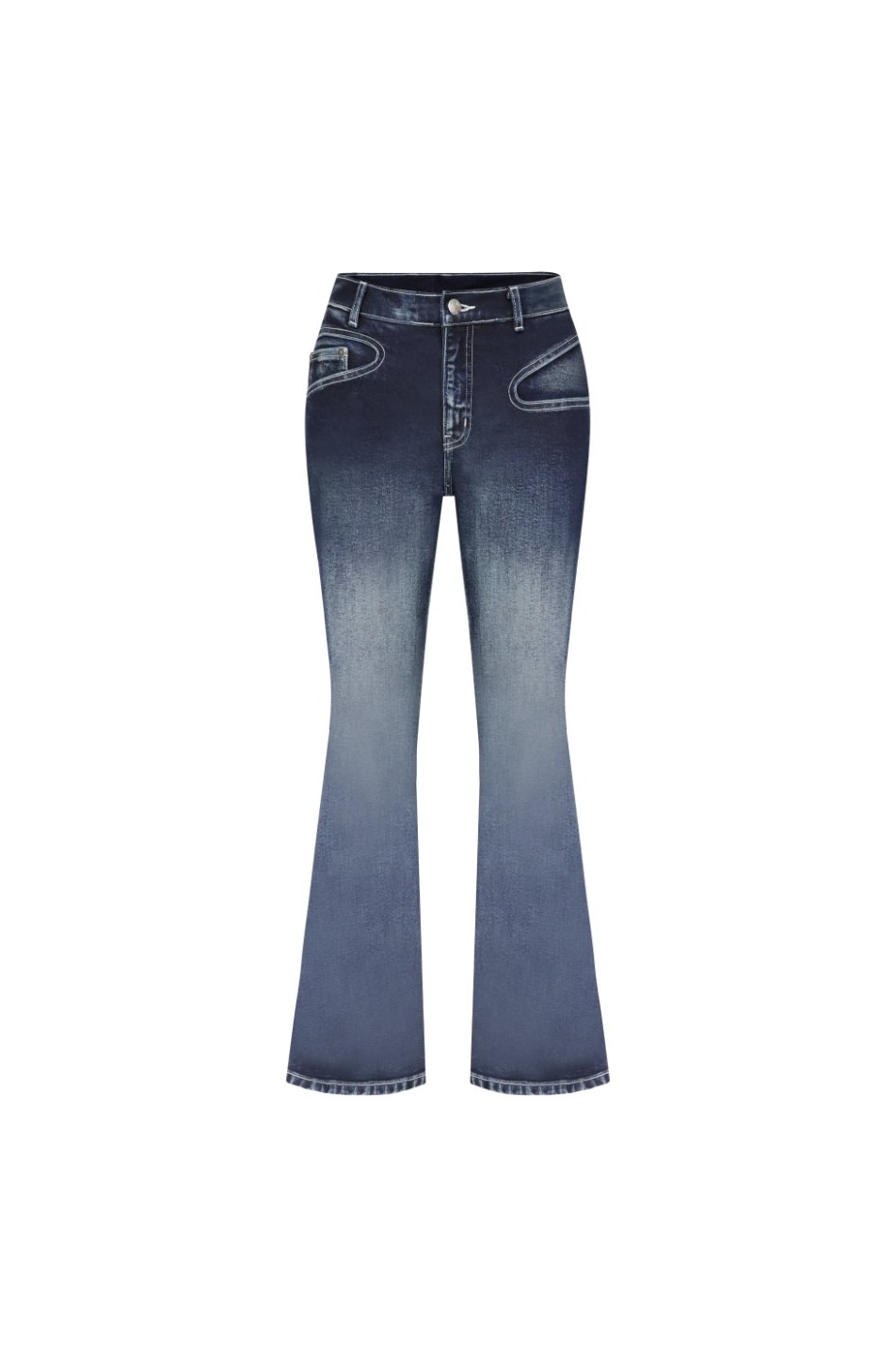 Merge Low Waist Flare Jeans