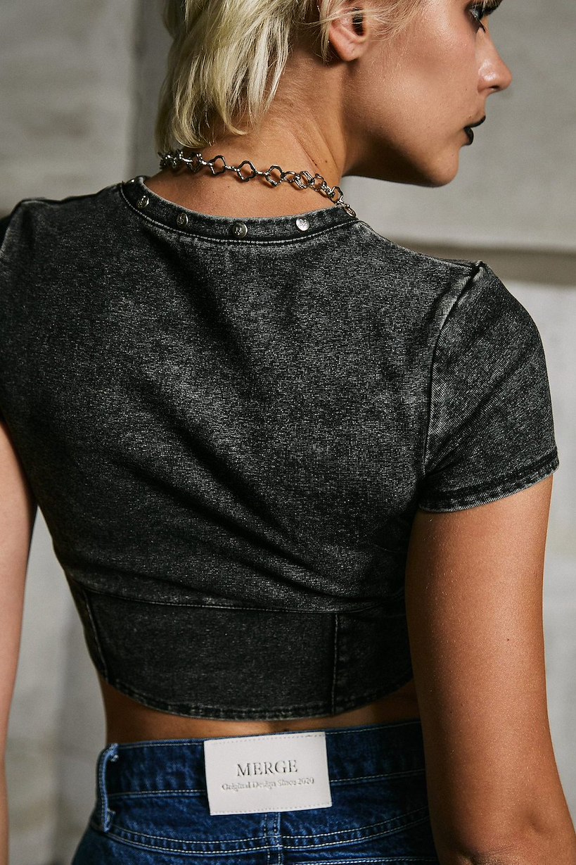 Merge Corset Baby Tee