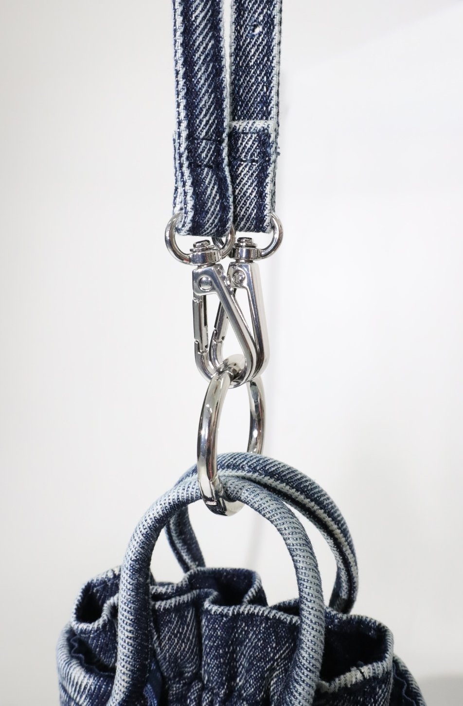 A Day Key Pouch Nano Denim Fade