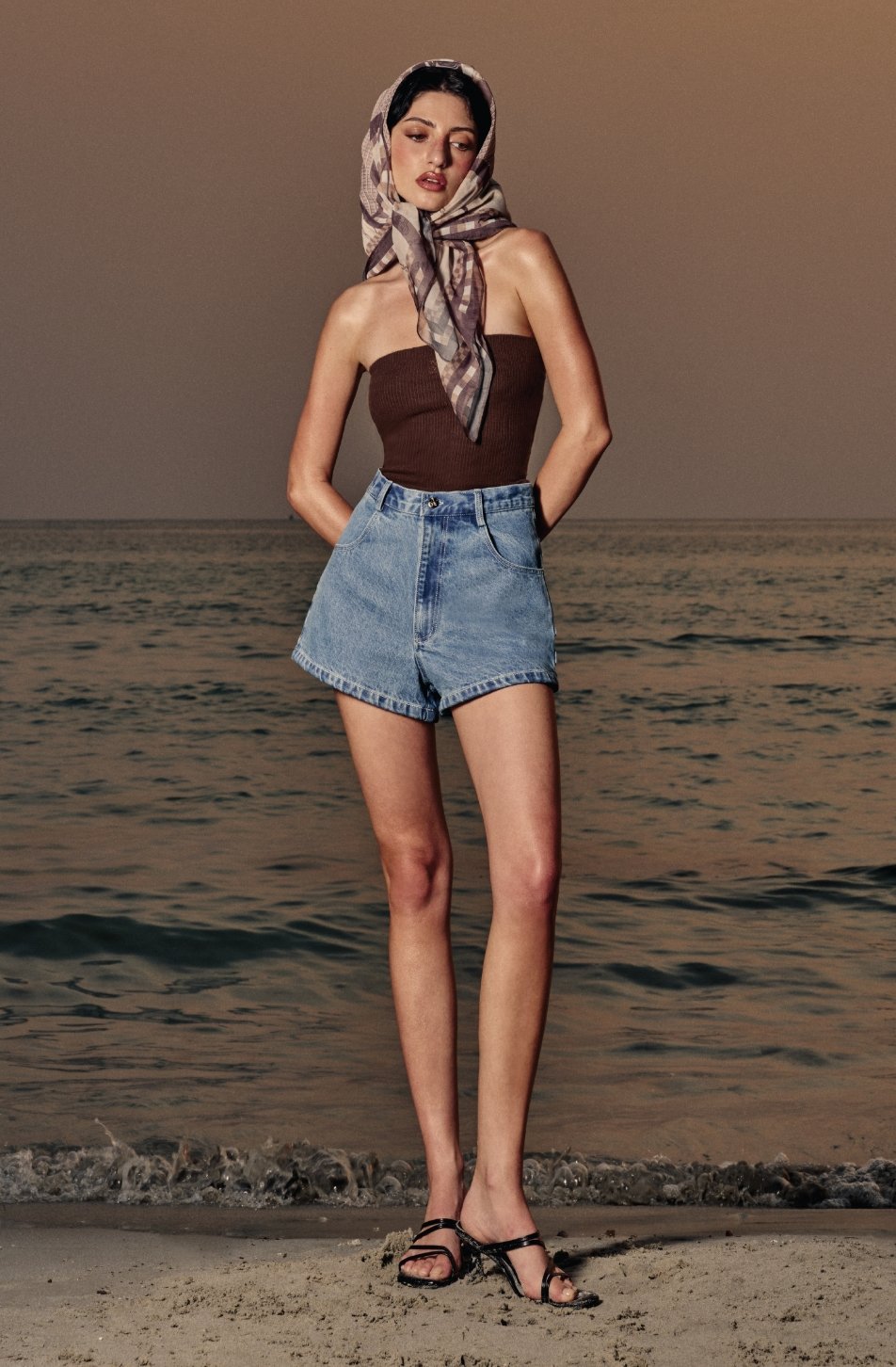 Signature Denim Shorts 01