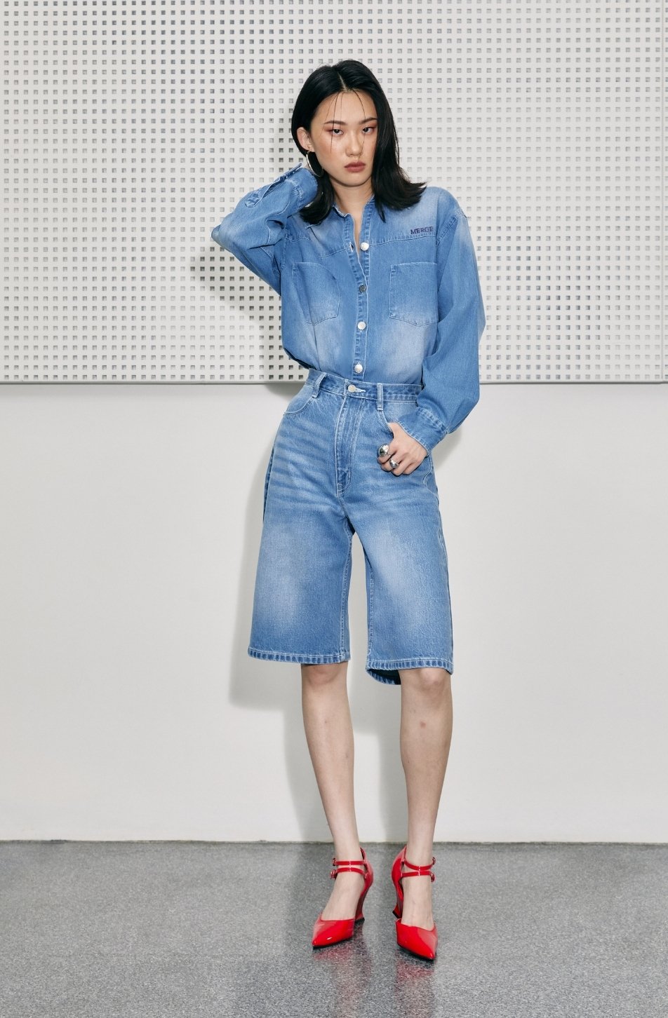 Merge Even Denim Shirt