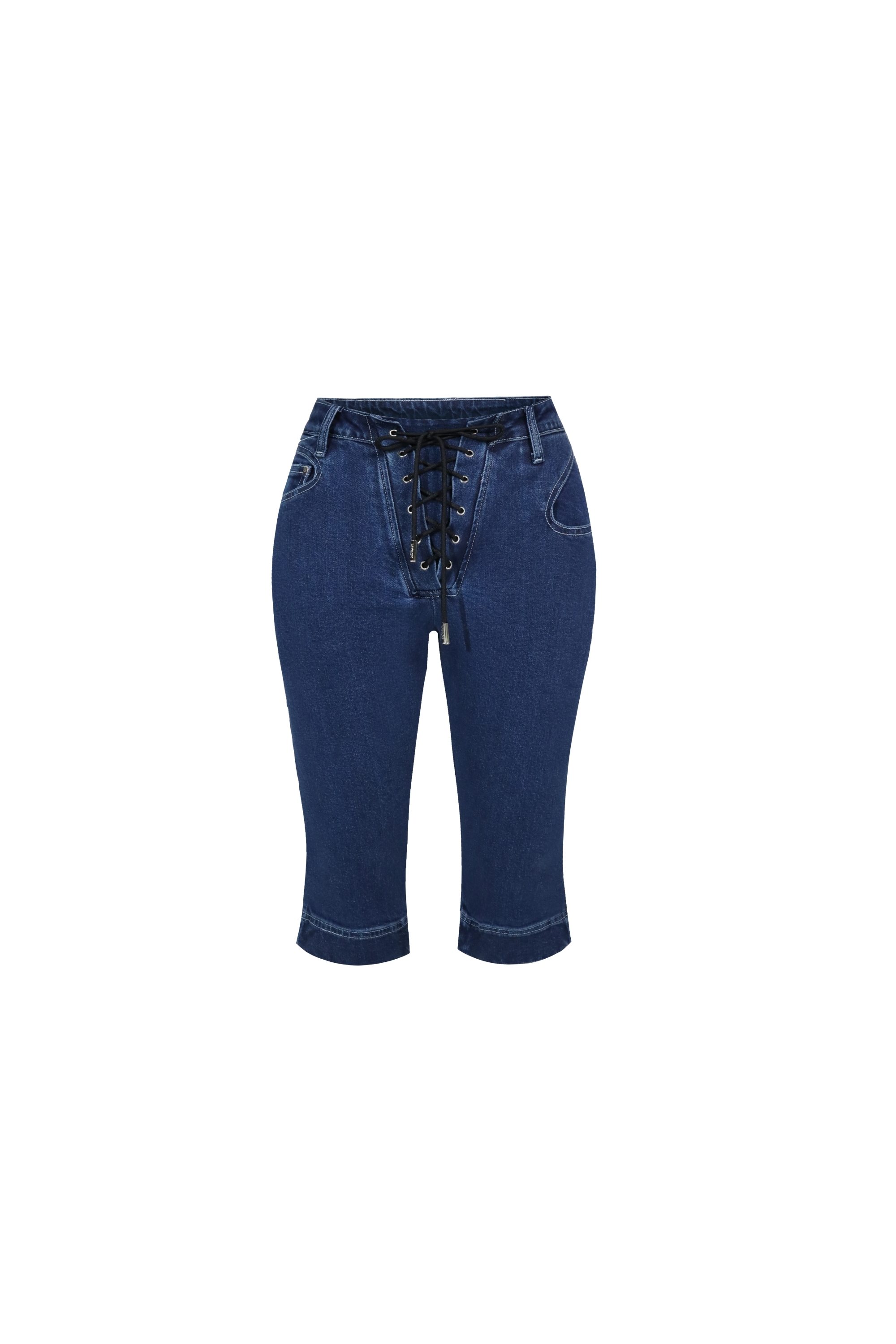 Merge Lacing Capri Jeans