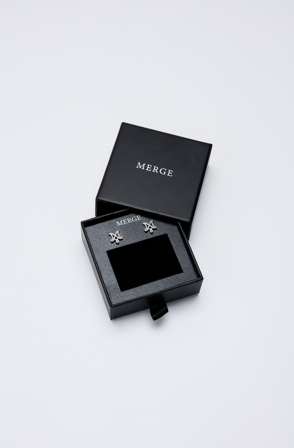 M Logo Earrings