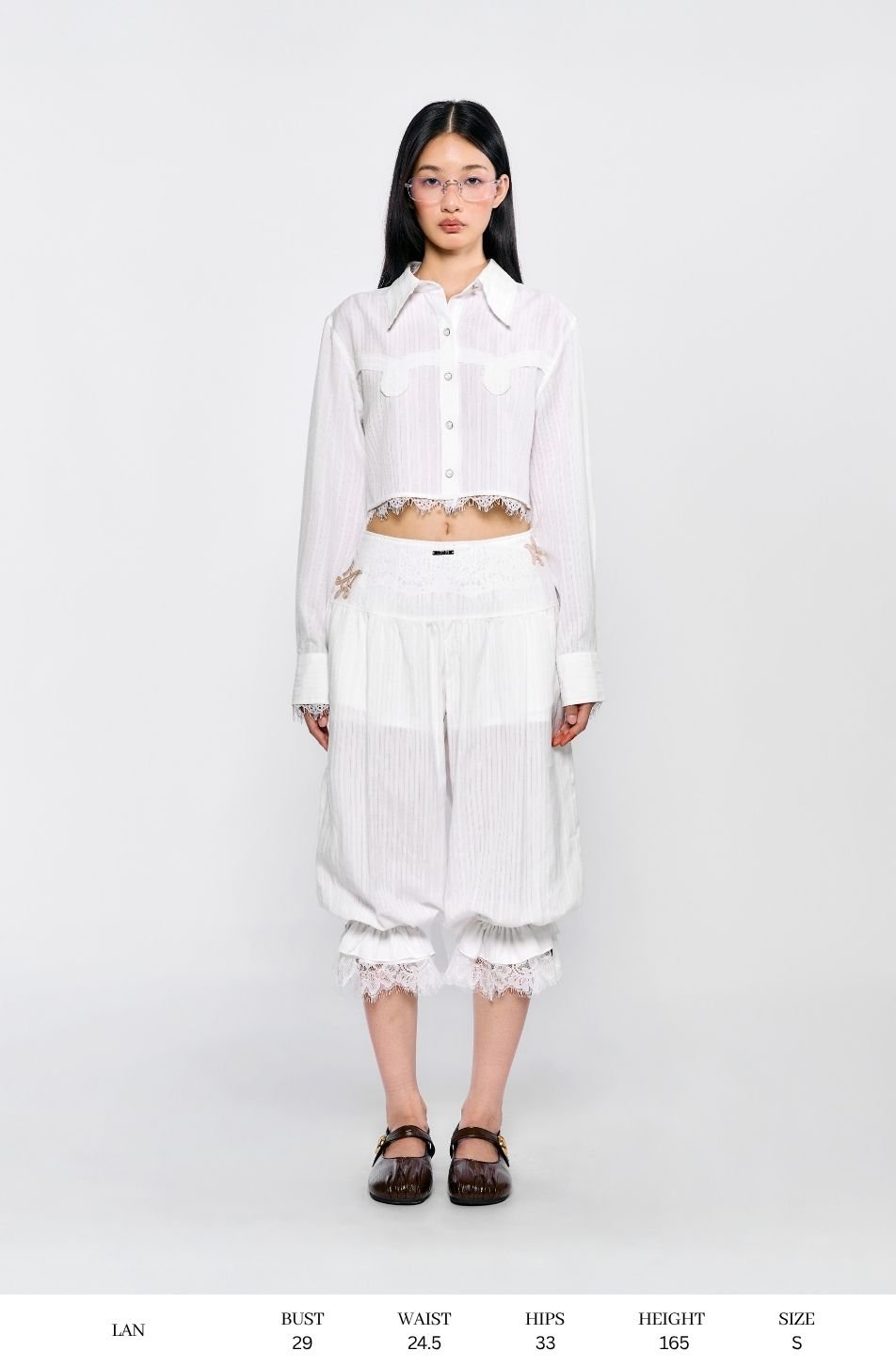 Camila Cropped Shirt