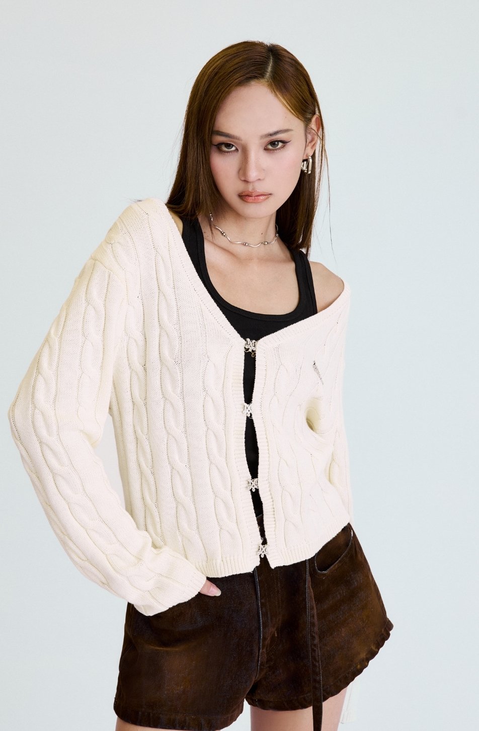 Dana Cardigan (Dusty Blue จัดส่ง 20/04)
