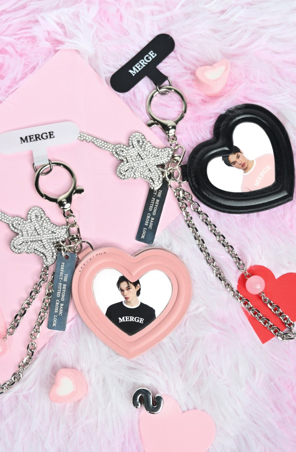 M Flex Logo Keychain