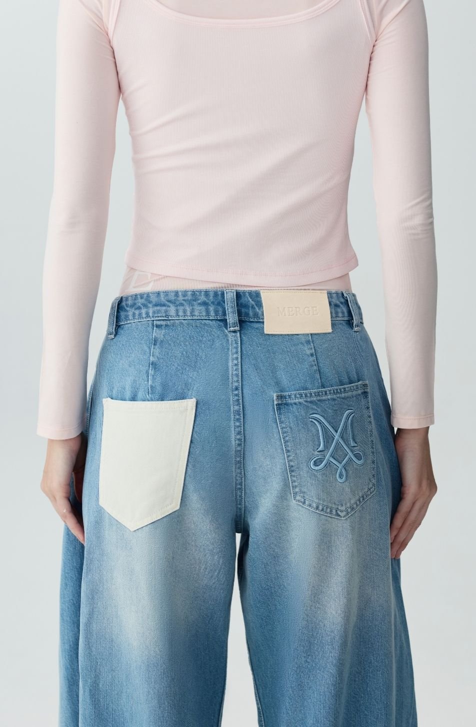 Bubble Barrel Jeans (จัดส่ง 19/11)