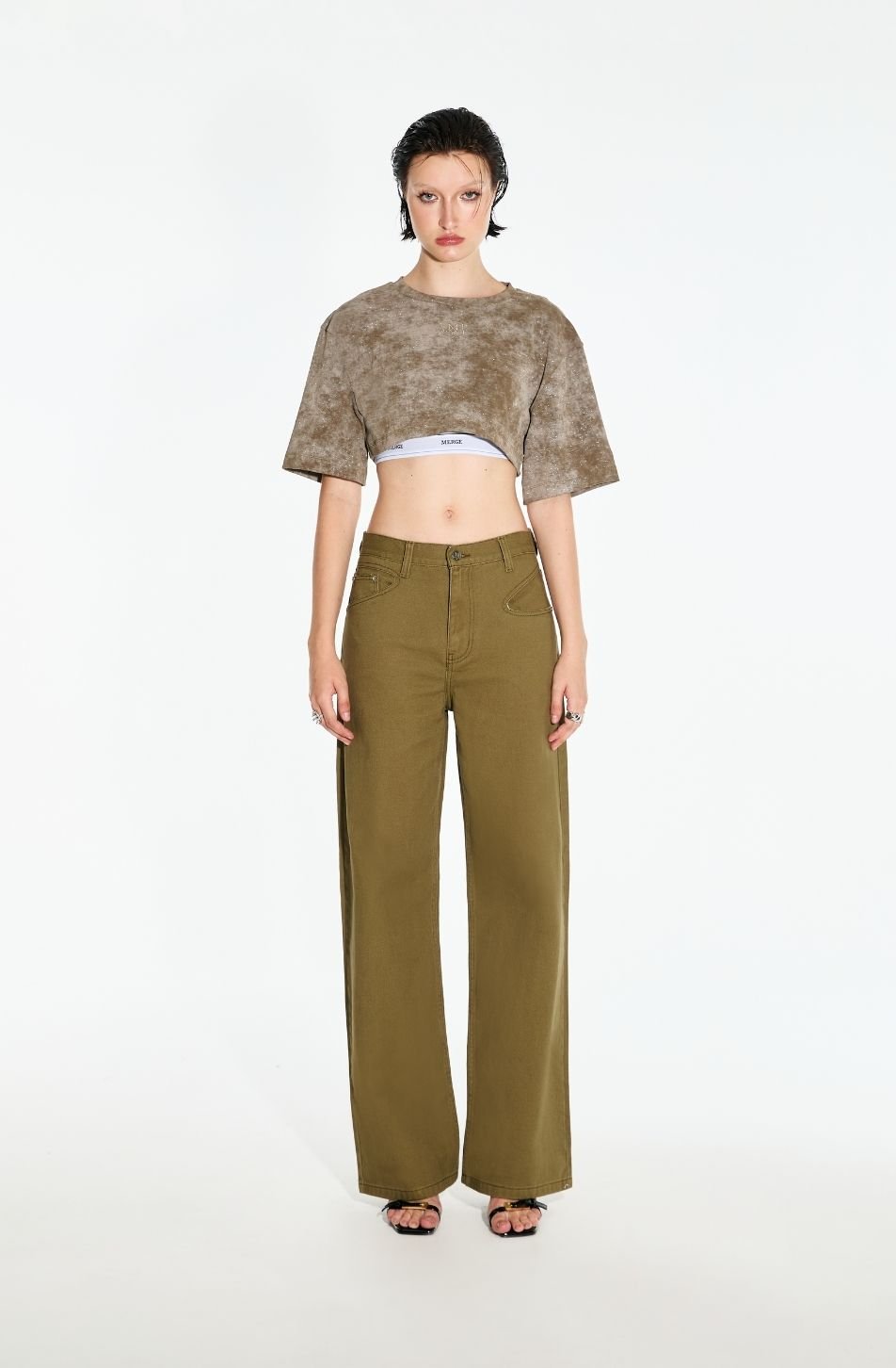 Sandy Cropped Tee
