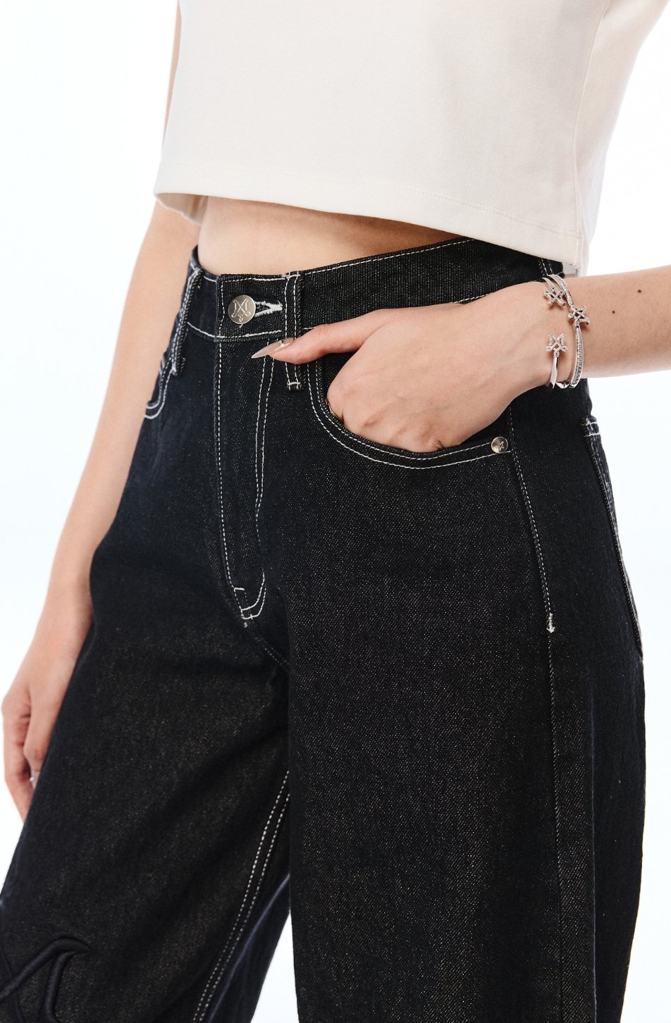 Baggy Jeans Hardware (จัดส่ง 09/06)