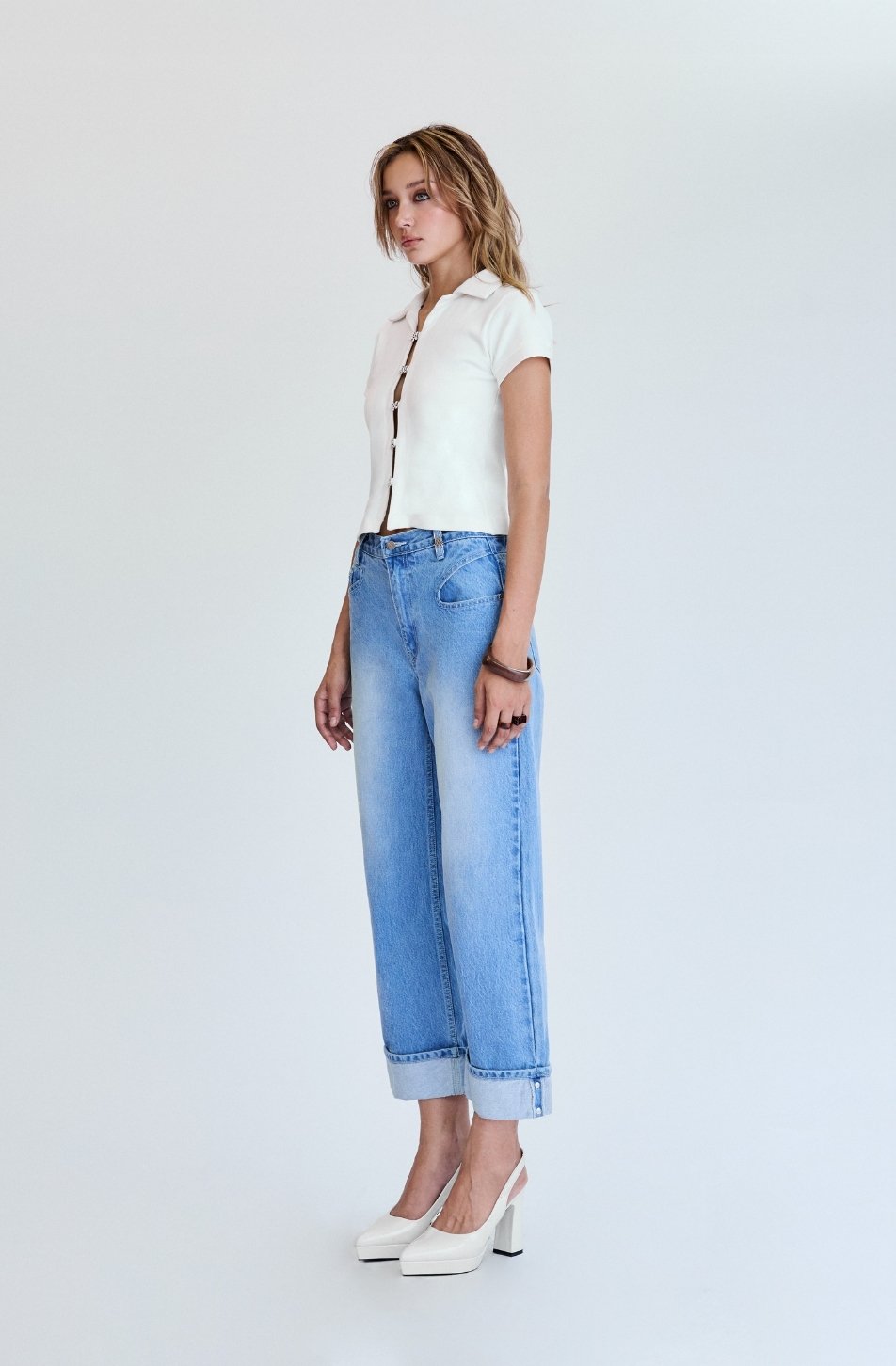 Merge Cropped Slim Jeans 