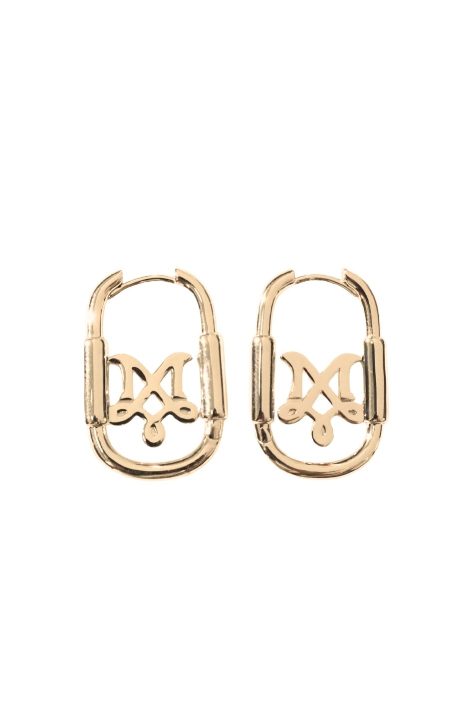 M Oval Hoop Earrings