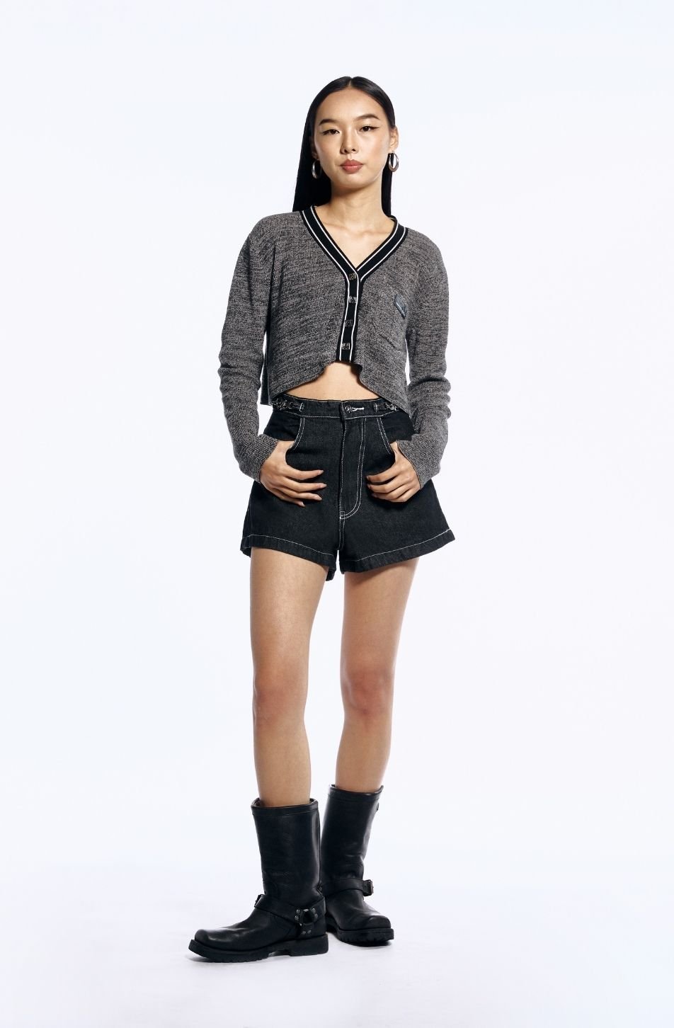 Classic Cropped Cardigan
