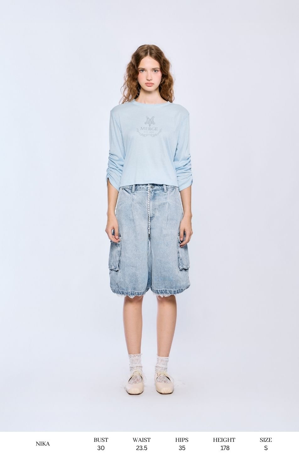 Ciel Long Sleeve Tee (พร้อมส่ง / Beige จัดส่ง 21/09)